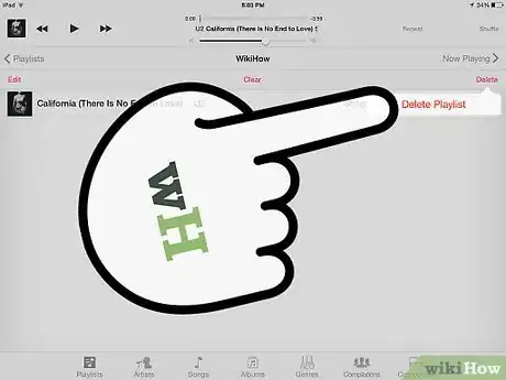 Image titled Delete an iTunes Playlist Step 8