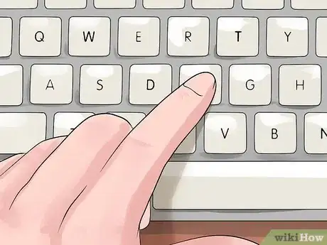 Image titled Put Your Hands on a Keyboard Step 1