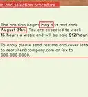 Write a Job Description for an Intern