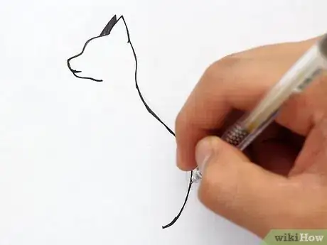 Image titled Draw Bastet in Cat Form Step 6