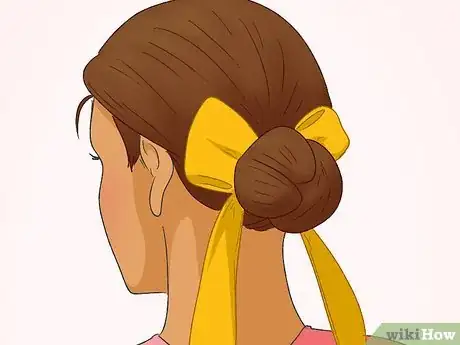 Image titled Wear a Scrunchie with Ribbon Step 9