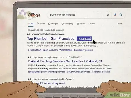 Image titled Find a Good Plumber Step 1
