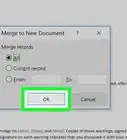 Mail Merge in Microsoft Word