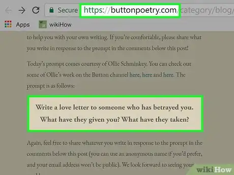 Image titled Write Button Poetry Step 1