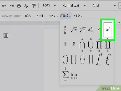 Image titled Type Exponents on Chromebook Step 4
