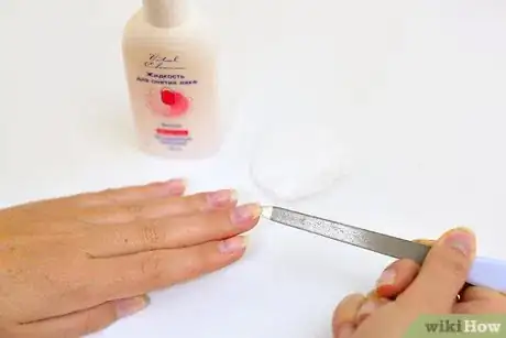 Image titled Do Metallic French Tips Step 1