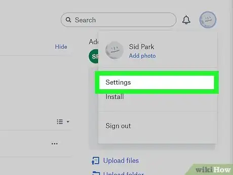 Image titled Cancel a Dropbox Account Step 3