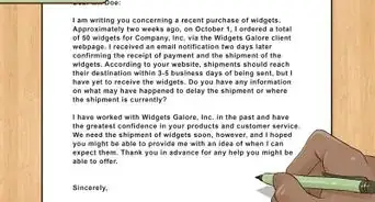 Write a Business Letter