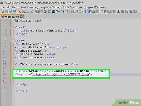 Image titled Learn HTML Step 10
