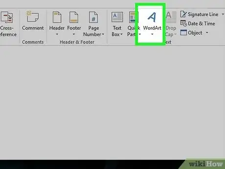 Image titled Use WordArt in Microsoft Word Step 7