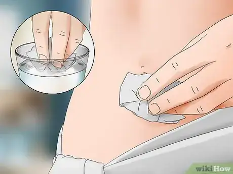 Image titled Clean Belly Button Lint Step 3
