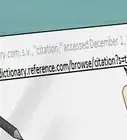 Cite a Dictionary