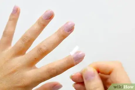 Image titled Do Metallic French Tips Step 6