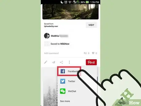 Image titled Pin from Pinterest to Facebook Step 13