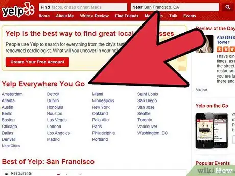 Image titled Find and Write a Business Review on Yelp Step 1