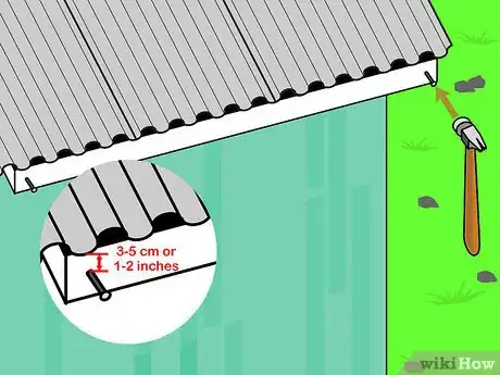 Image titled Fit Guttering to a Shed Step 2
