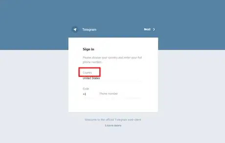 Image titled Telegram web; log in.png