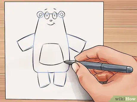 Image titled Draw a Teddy Bear Step 6