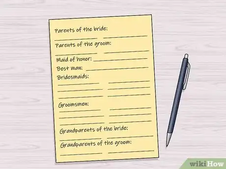 Image titled Make a Wedding Program Step 3