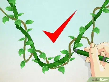 Imagen titulada Draw a Jungle Vine Step 7