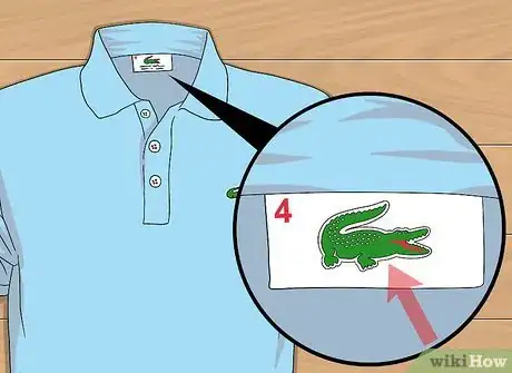 Imagen titulada Spot a Fake Lacoste Polo Step 10