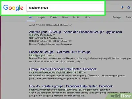 Imagen titulada Create a New Facebook Group Step 1