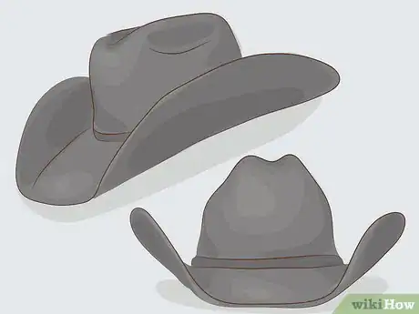 Imagen titulada Shape a Cowboy Hat Step 2