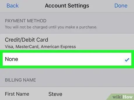 Imagen titulada Remove a Payment Method from iPhone Step 8