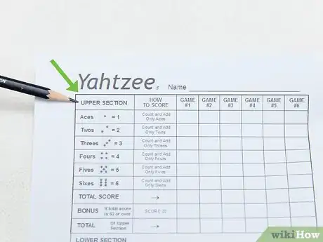 Imagen titulada Play Yahtzee Step 2