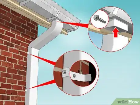 Imagen titulada Install Rain Gutters Step 16