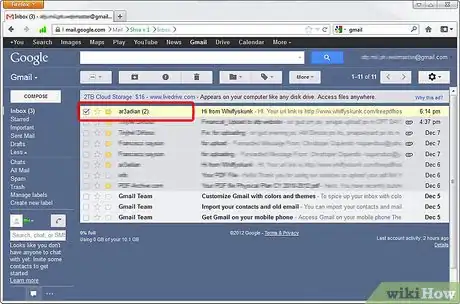 Imagen titulada Block Senders in Gmail Step 1