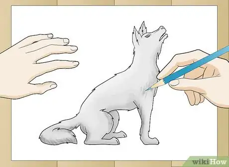 Imagen titulada Draw a Realistic Wolf Step 23