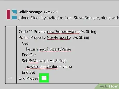 Imagen titulada Format Code on Slack on PC or Mac Step 7