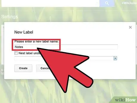 Imagen titulada Add Notes in Gmail Step 3