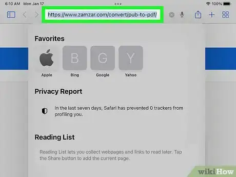 Imagen titulada Open a Pub File on iPhone Step 1