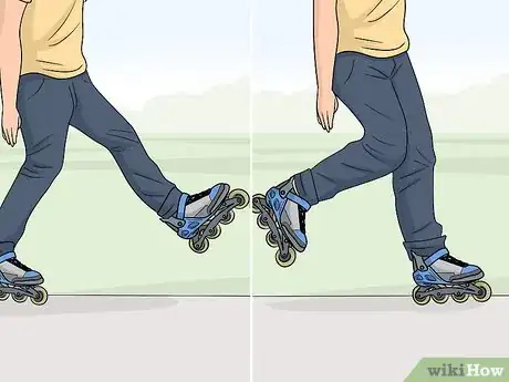 Imagen titulada Stop on Inline Skates Step 14