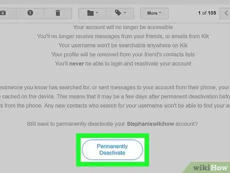 Imagen titulada Deactivate a Kik Account Step 20