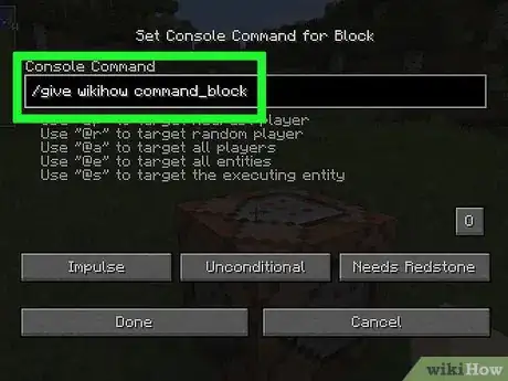 Imagen titulada Get Command Blocks in Minecraft Step 14