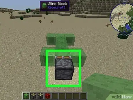 Imagen titulada Make a Simple Flying Machine in Minecraft Step 2