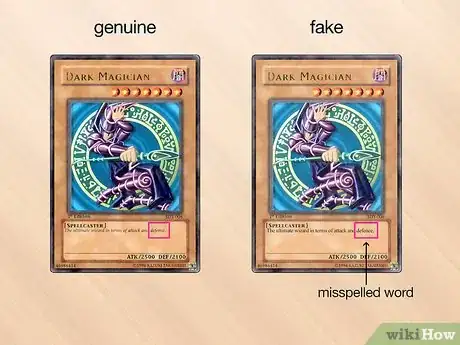 Imagen titulada Identify Fake Yu Gi Oh! Cards Step 2
