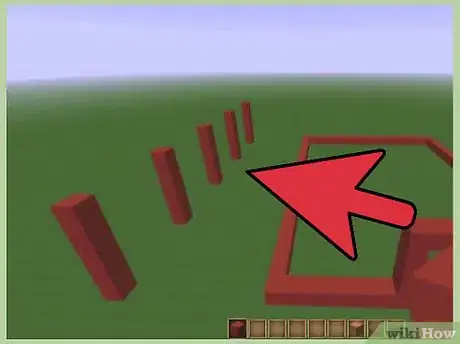 Imagen titulada Build a Horse Stable in Minecraft Step 3
