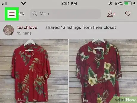Imagen titulada Contact a Seller on Poshmark on iPhone or iPad Step 2