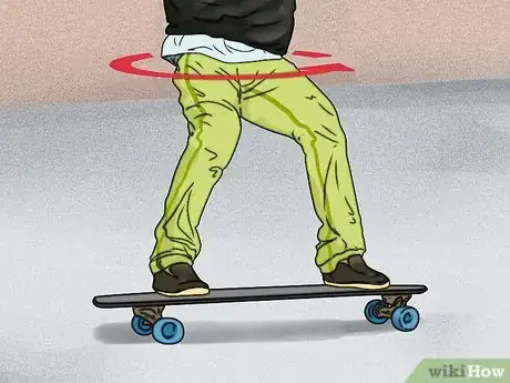 Imagen titulada Stop on a Longboard Step 7