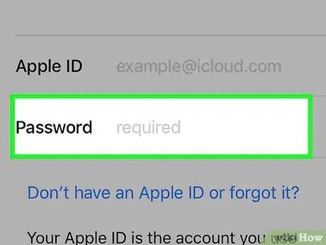 Imagen titulada Sign in to Your Apple ID Account on an iPhone Step 6