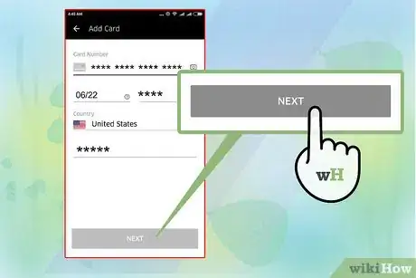 Imagen titulada Add a Credit Card to Uber Account Step 7