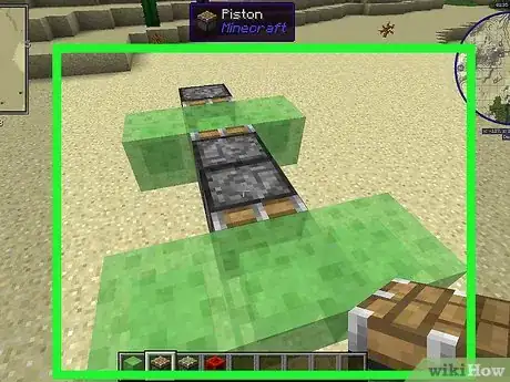 Imagen titulada Make a Simple Flying Machine in Minecraft Step 5