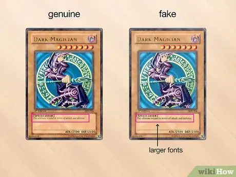 Imagen titulada Identify Fake Yu Gi Oh! Cards Step 1