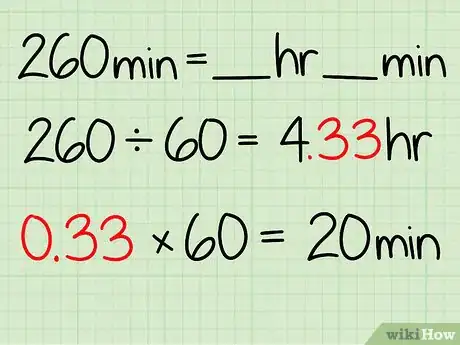 Imagen titulada Convert Minutes to Hours Step 7