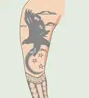 conectar tatuajes para formar una manga