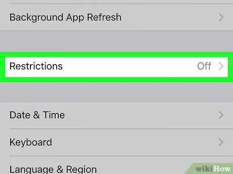 Imagen titulada Restrict Background Data on iPhone or iPad Step 7